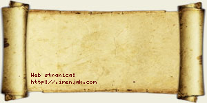 Jelisava Rnić vizit kartica